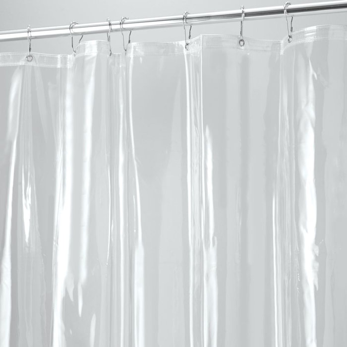 Symple Stuff Sipp PVC Solid Shower Curtain Liner & Reviews Wayfair